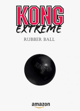 Extreme rubber ball kong