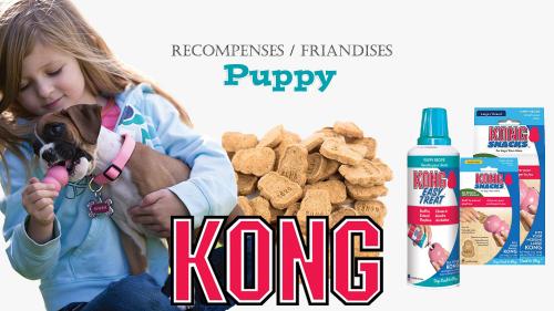 Friandises puppy kong